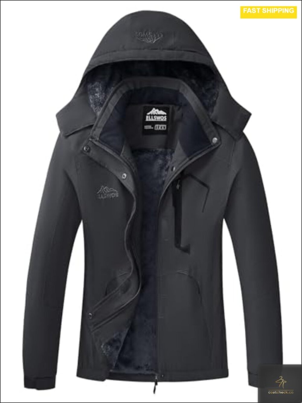 Women's Waterproof Ski Jacket Winter Snow Coat Warm Fleece Lined